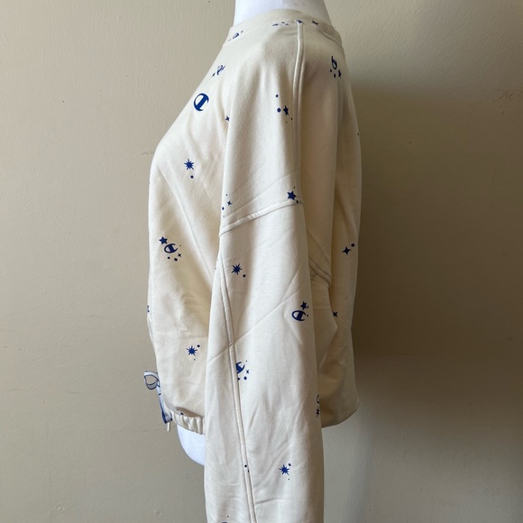 CHAMPION Athleticwear Adjustable Drawstring Hem Crewneck Pullover Sweatshirt NWT - Picture 6 of 11